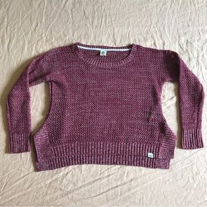 Roxy Red Knit Sweater Size S